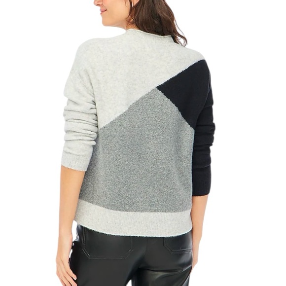 J. Crew Extra Soft mockneck cardigan sweater Large L NEW NWT - Picture 2 of 6